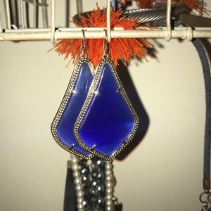 Kendra Scott Alexandra Blue earrings 💙